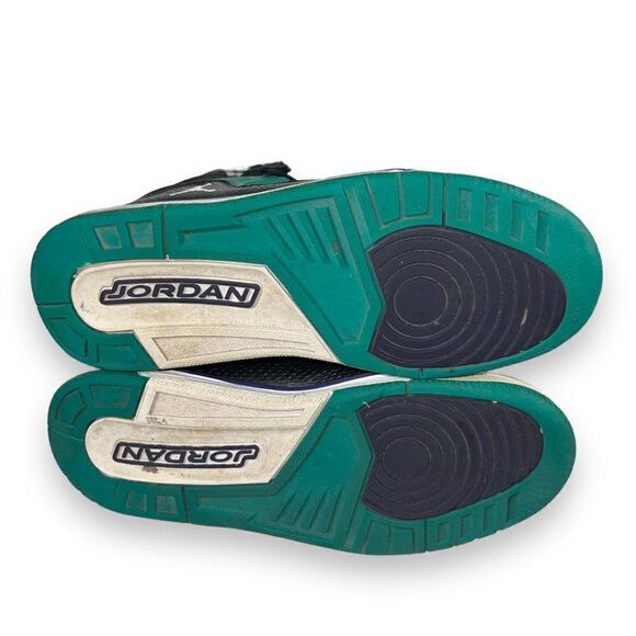 Air Jordan Flight TR 97 Black/Grape Purple/Aqua 428827-008 Youth 7 Women's 8.5 - Picture 8 of 11